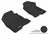 MAXpider Rubber Floor Mats for 2011 2010 2009 2008 Ford Focus [Covers Front Row, Black] L1FR01611509