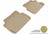 MAXpider Rubber Floor Mats for 2011 2010 2009 2008 Ford Focus [Covers Rear (2nd) Row, Tan] L1FR01621502