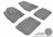 MAXpider Rubber Floor Mats for 2019 2018 2017 2016 2015 2014 2013 2012 2011 2010 Ford Taurus [Covers Front & Rear Row, Gray] L1FR01801501