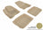 MAXpider Rubber Floor Mats for 2019 2018 2017 2016 2015 2014 2013 2012 2011 2010 Ford Taurus [Covers Front & Rear Row, Tan] L1FR01801502