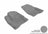 MAXpider Rubber Floor Mats for 2019 2018 2017 2016 2015 2014 2013 2012 2011 2010 Ford Taurus [Covers Front Row, Gray] L1FR01811501