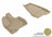 MAXpider Rubber Floor Mats for 2014 2013 2012 2011 Ford Explorer [Covers Front Row, Tan] L1FR03611502