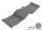 MAXpider Rubber Floor Mats for 2019 2018 2017 2016 2015 2014 2013 2012 2011 Ford Explorer [Covers Rear (2nd) Row, Gray] L1FR03621501