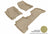 MAXpider Rubber Floor Mats for C-Max/Escape [Covers Front & Rear Row, Tan] L1FR05601502