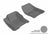 MAXpider Rubber Floor Mats for C-Max/Escape [Covers Front Row, Gray] L1FR05611501