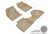 MAXpider Rubber Floor Mats for 2016 2015 2014 2013 Ford Fusion [Covers Front & Rear Row, Tan] L1FR06001502