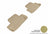 MAXpider Rubber Floor Mats for 2014 2013 2012 2011 2010 2009 2008 2007 2006 2005 Ford Mustang [Covers Rear (2nd) Row, Tan] L1FR06521502