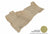 MAXpider Rubber Floor Mats for F-250 Super Duty/F-350 Super Duty [Covers Front Row, Tan] L1FR06611502