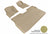 MAXpider Rubber Floor Mats for 2010 2009 Ford F-150 [Covers Front & Rear Row, Tan] L1FR06701502