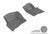 MAXpider Rubber Floor Mats for 2010 2009 Ford F-150 [Covers Front Row, Gray] L1FR06711501