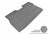 MAXpider Rubber Floor Mats for 2014 2013 2012 2011 2010 2009 Ford F-150 [Covers Rear (2nd) Row, Gray] L1FR06721501