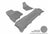 MAXpider Rubber Floor Mats for F-250 Super Duty/F-350 Super Duty [Covers Front & Rear Row, Gray] L1FR07001501