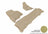 MAXpider Rubber Floor Mats for F-250 Super Duty/F-350 Super Duty [Covers Front & Rear Row, Tan] L1FR07001502