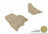MAXpider Rubber Floor Mats for F-250 Super Duty/F-350 Super Duty [Covers Front Row, Tan] L1FR07011502