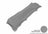 MAXpider Rubber Floor Mats for F-250 Super Duty/F-350 Super Duty [Covers Rear (2nd) Row, Gray] L1FR07021501