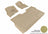 MAXpider Rubber Floor Mats for 2014 2013 2012 2011 2010 Ford F-150 [Covers Front & Rear Row, Tan] L1FR07201502