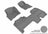 MAXpider Rubber Floor Mats for 2014 2013 2012 2011 2010 Ford F-150 [Covers Front & Rear Row, Gray] L1FR07401501