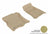 MAXpider Rubber Floor Mats for Expedition/Navigator [Covers Front Row, Tan] L1FR07711502