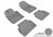 MAXpider Rubber Floor Mats for 2019 2018 2017 2016 2015 2014 2013 2012 2011 Ford Fiesta [Covers Front & Rear Row, Gray] L1FR08001501