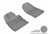 MAXpider Rubber Floor Mats for 2019 2018 2017 2016 2015 2014 2013 2012 2011 Ford Fiesta [Covers Front Row, Gray] L1FR08011501