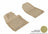 MAXpider Rubber Floor Mats for 2019 2018 2017 2016 2015 2014 2013 2012 2011 Ford Fiesta [Covers Front Row, Tan] L1FR08011502