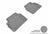 MAXpider Rubber Floor Mats for 2019 2018 2017 2016 2015 2014 2013 2012 2011 Ford Fiesta [Covers Rear (2nd) Row, Gray] L1FR08021501