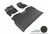 MAXpider Rubber Floor Mats for 2021 2020 2019 2018 2017 2016 2015 Ford F-150 [Covers Front & Rear Row, Black] L1FR08301509
