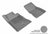 MAXpider Rubber Floor Mats for 2021 2020 2019 2018 2017 2016 2015 Ford Mustang [Covers Front Row, Gray] L1FR08511501