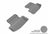 MAXpider Rubber Floor Mats for 2021 2020 2019 2018 2017 2016 2015 Ford Mustang [Covers Rear (2nd) Row, Gray] L1FR08521501