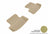 MAXpider Rubber Floor Mats for 2021 2020 2019 2018 2017 2016 2015 Ford Mustang [Covers Rear (2nd) Row, Tan] L1FR08521502