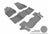 MAXpider Rubber Floor Mats for 2016 2015 Ford Explorer [Covers Front & Both Rear Rows, Gray] L1FR09101501