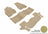 MAXpider Rubber Floor Mats for 2016 2015 Ford Explorer [Covers Front & Both Rear Rows, Tan] L1FR09101502