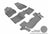 MAXpider Rubber Floor Mats for 2016 2015 Ford Explorer [Covers Front & Both Rear Rows, Gray] L1FR09201501