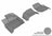 MAXpider Rubber Floor Mats for 2021 2020 2019 2018 2017 2016 2015 Ford F-150 [Covers Front Row, Gray] L1FR10111501