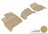 MAXpider Rubber Floor Mats for 2021 2020 2019 2018 2017 2016 2015 Ford F-150 [Covers Front Row, Tan] L1FR10111502