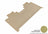 MAXpider Rubber Floor Mats for 2021 2020 2019 2018 2017 2016 2015 Ford F-150 [Covers Rear (2nd) Row, Tan] L1FR10121502