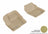 MAXpider Rubber Floor Mats for 2019 2018 2017 2016 2015 Ford Escape [Covers Front Row, Tan] L1FR10611502