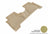 MAXpider Rubber Floor Mats for 2019 2018 2017 2016 2015 Ford Escape [Covers Rear (2nd) Row, Tan] L1FR10621502