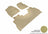 MAXpider Rubber Floor Mats for F-250 Super Duty/F-350 Super Duty [Covers Front & Rear Row, Tan] L1FR10701502