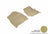 MAXpider Rubber Floor Mats for F-250 Super Duty/F-350 Super Duty [Covers Front Row, Tan] L1FR10711502