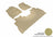 MAXpider Rubber Floor Mats for F-250 Super Duty/F-350 Super Duty [Covers Front & Rear Row, Tan] L1FR10801502