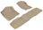 MAXpider Rubber Floor Mats for 2014 2013 2012 2011 2010 2009 2008 2007 GMC Yukon [Covers Front & Rear Row, Tan] L1GM00801502