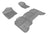 MAXpider Rubber Floor Mats for GMC [Covers Front & Rear Row, Gray] L1GM00901501