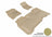 MAXpider Rubber Floor Mats for GMC [Covers Front & Rear Row, Tan] L1GM01001502