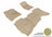 MAXpider Rubber Floor Mats for GMC [Covers Front & Rear Row, Tan] L1GM01101502