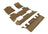 MAXpider Rubber Floor Mats for 2020 2019 2018 2017 2016 2015 GMC Yukon [Covers Front & Both Rear Rows, Tan] L1GM01701502