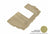 MAXpider Rubber Floor Mats for XT6/Acadia [Covers Rear (3rd) Row, Tan] L1GM02131502