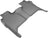 MAXpider Rubber Floor Mats for Silverado 1500/Sierra 1500 [Covers Rear (2nd) Row, Gray] L1GM02421501