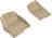 MAXpider Rubber Floor Mats for Silverado 1500/Sierra 1500 [Covers Front Row, Tan] L1GM02511502