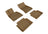 MAXpider Rubber Floor Mats for 2020 2019 2018 2017 Genesis G80 [Covers Front & Rear Row, Tan] L1GS00301502